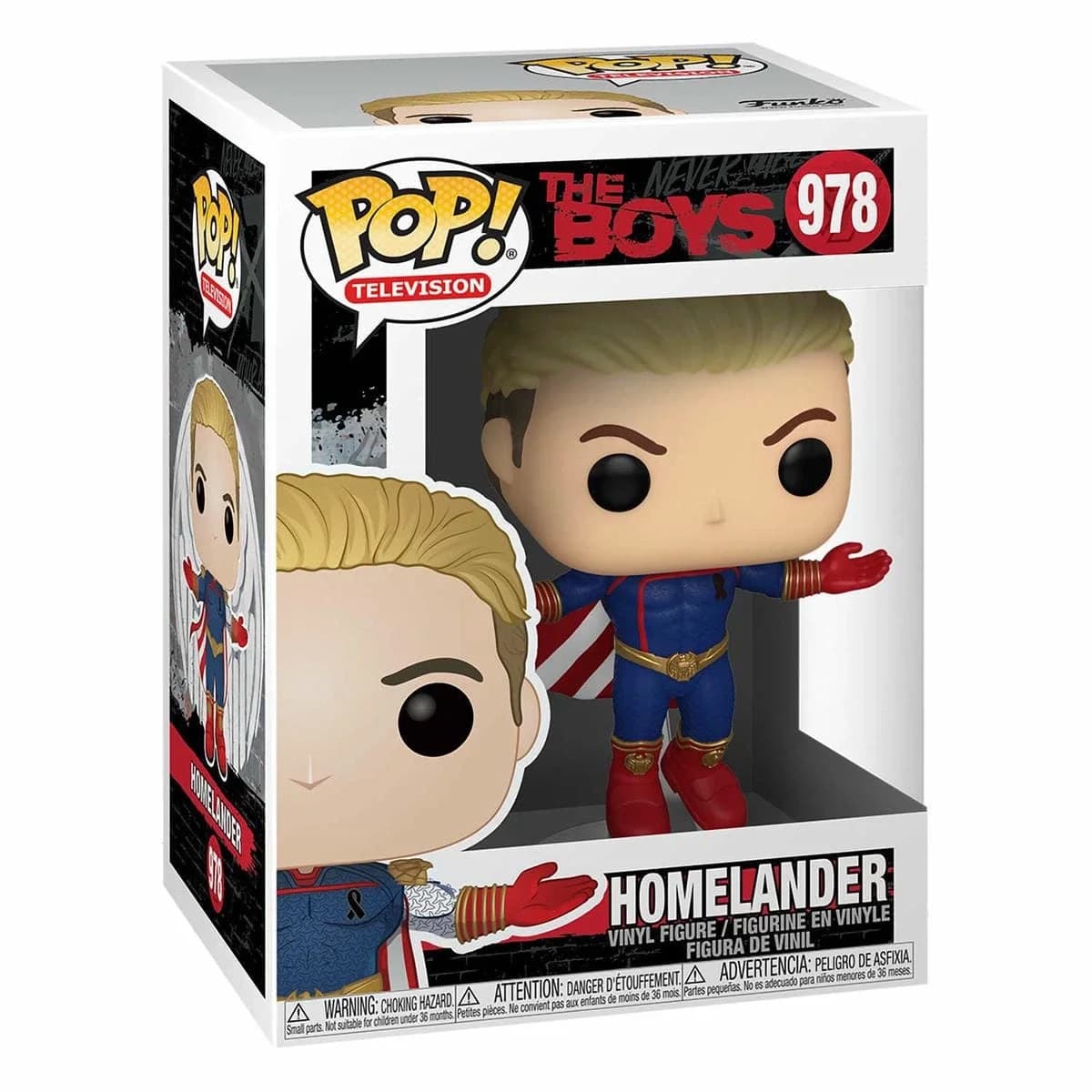 Фигурка Funko POP! TV The Boys Homelander Levitating (978) 48186 (10013160/090424/5019668/3