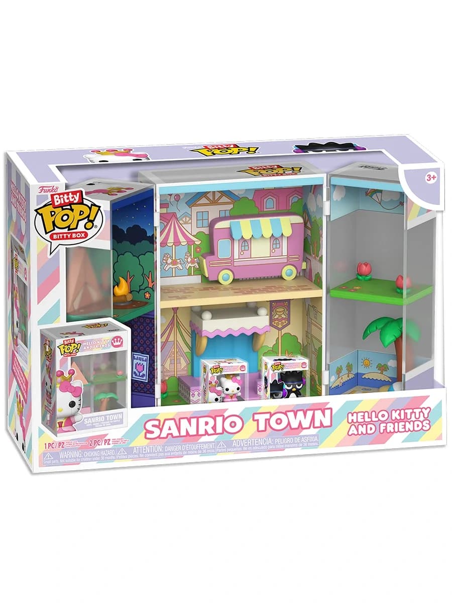 Набор Funko Bitty POP! Bitty Box Hello Kitty And Friends Sanrio Town+Hello Kitty+Badtz-Maru 93567