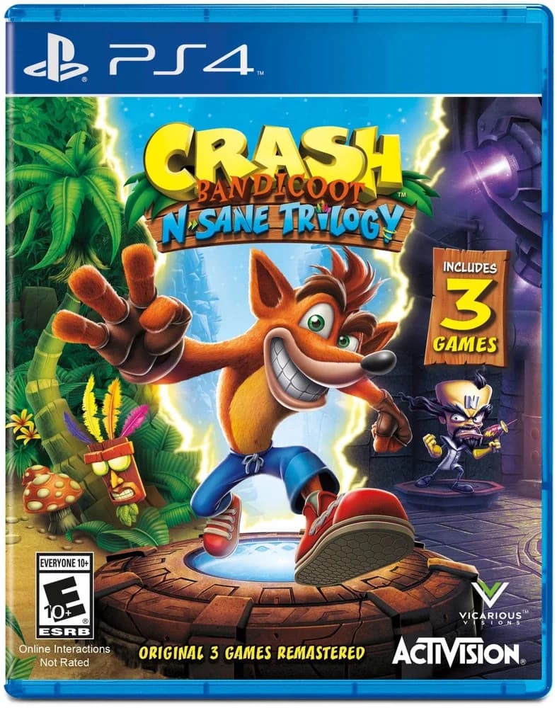 Диск PS4 Crash Bandicot trilogy CUSA 11870 (eng lang)