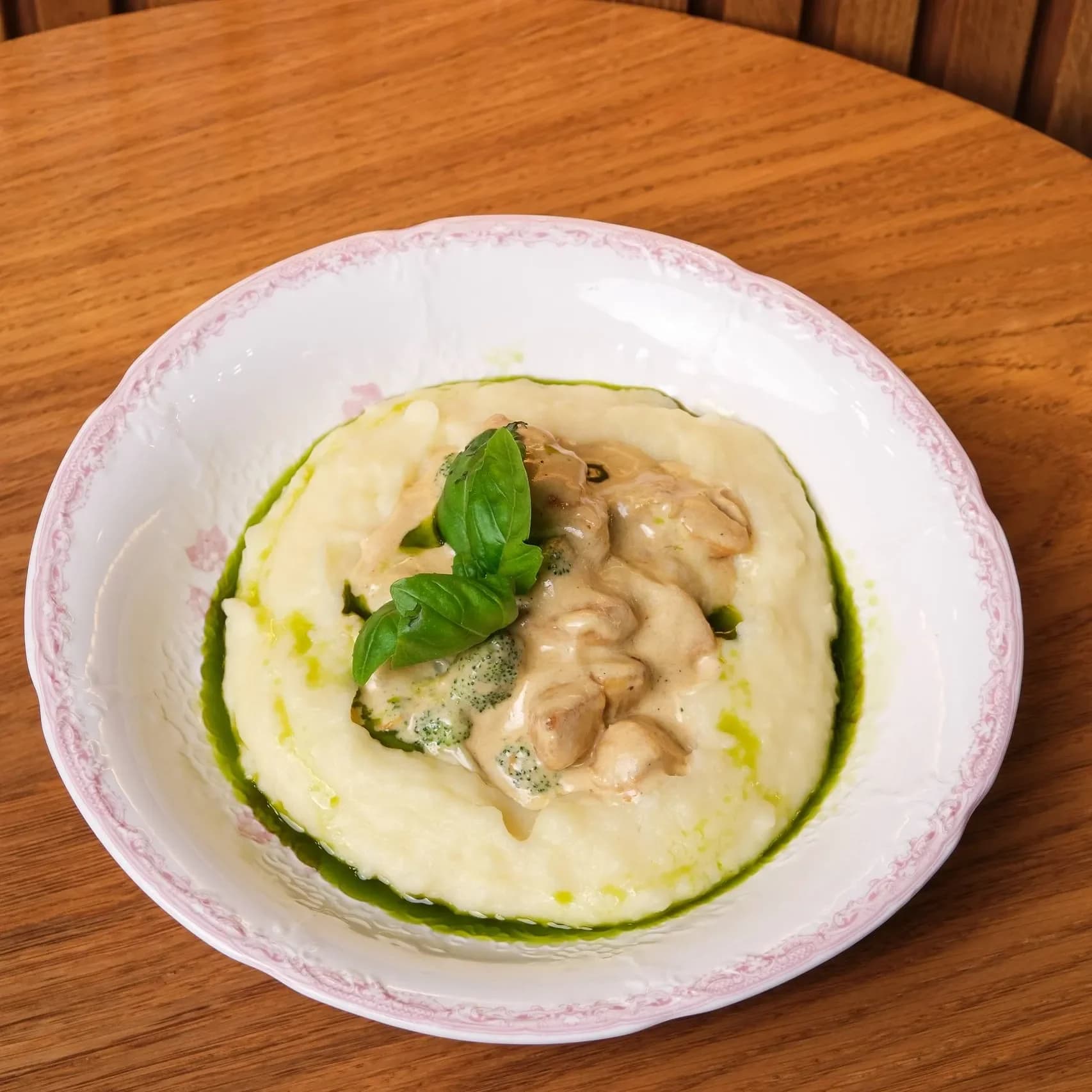 Пюре с курицей