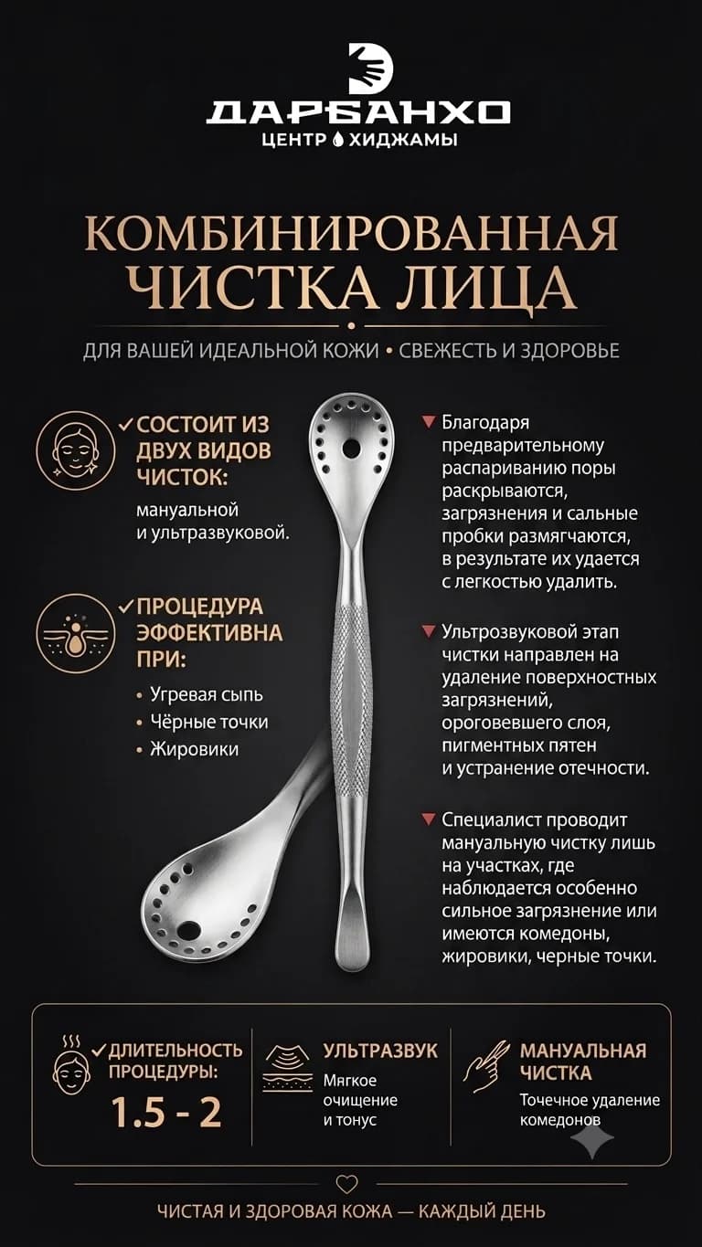 Комбинированная чистка лица