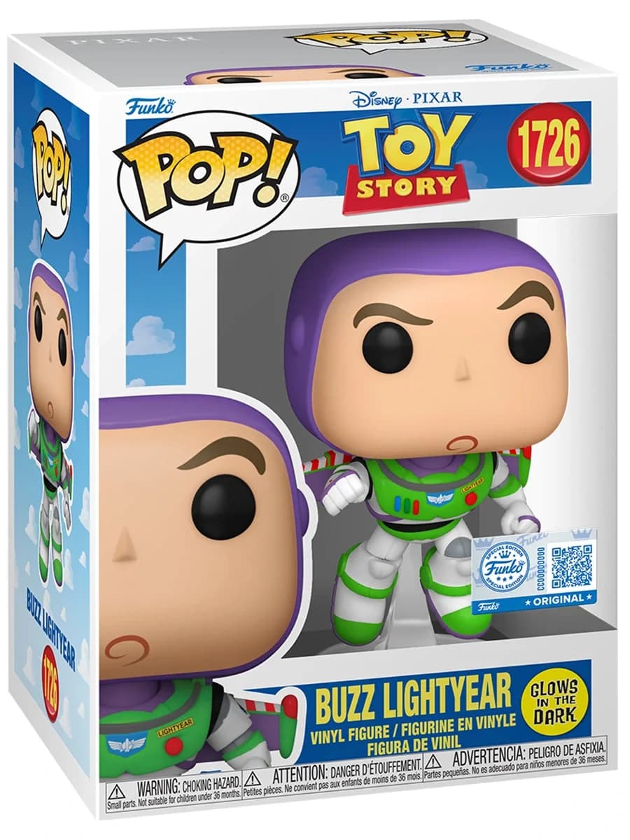 Фигурка Funko POP! Disney Toy Story Buzz Lightyear (GW) (Exc) (1726) 91965