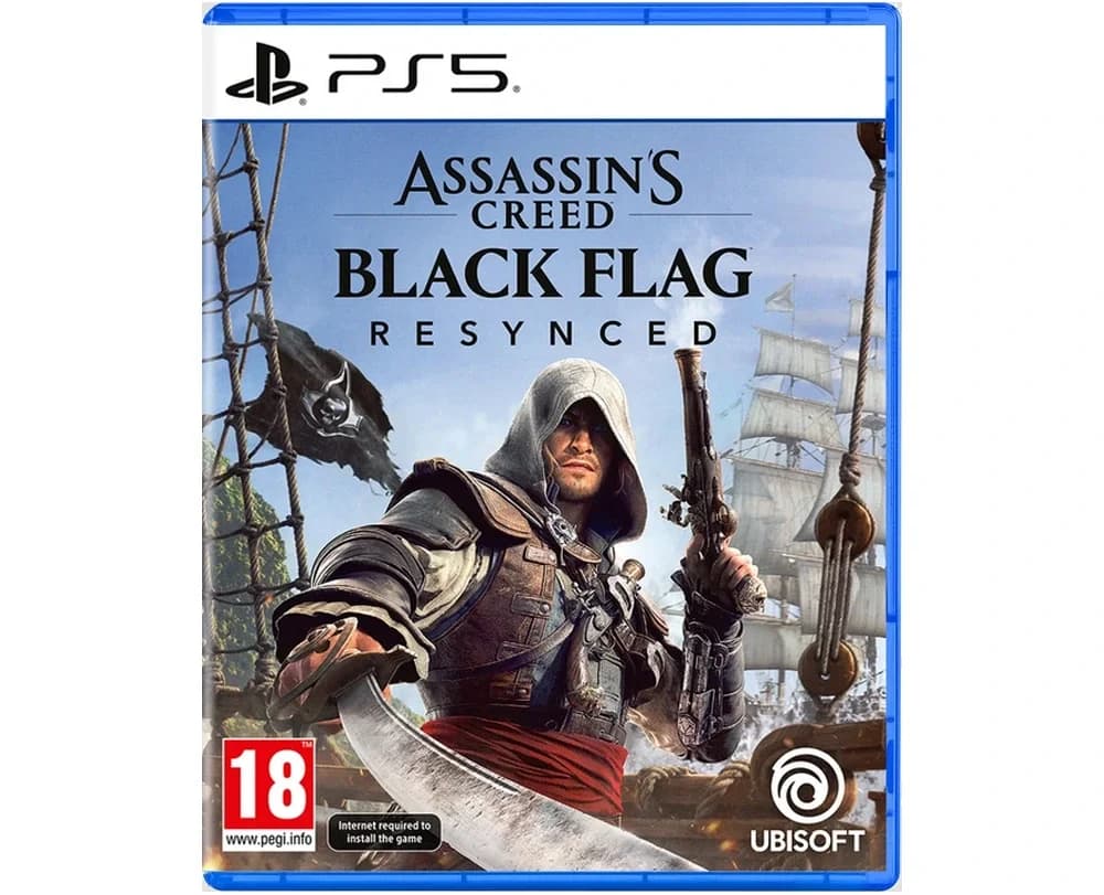 Диск PS5 Assassins Creed Black Flag Resynced Б/У