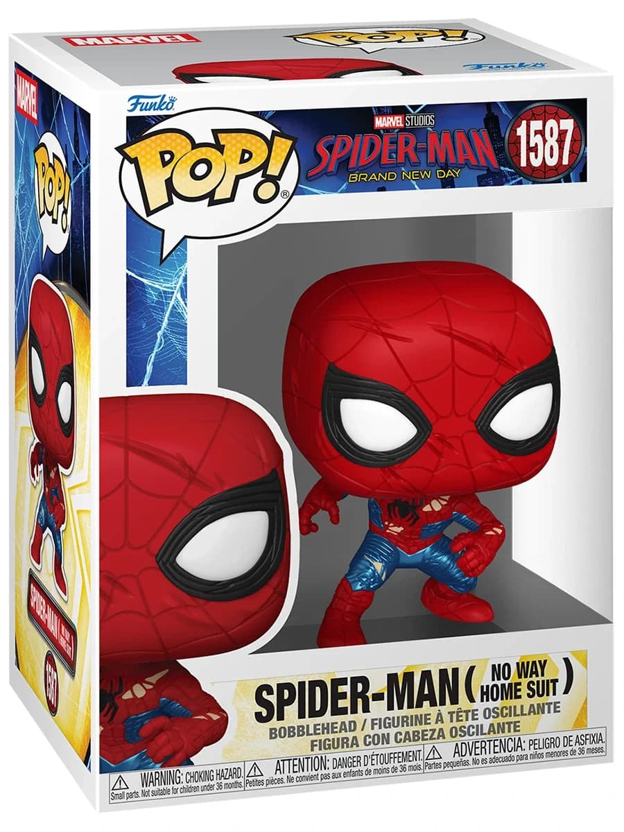 Фигурка Funko POP! Marvel Bobble Spider-Man Brand New Day Spider-Man (No Way Home Suit) (1587) 83964