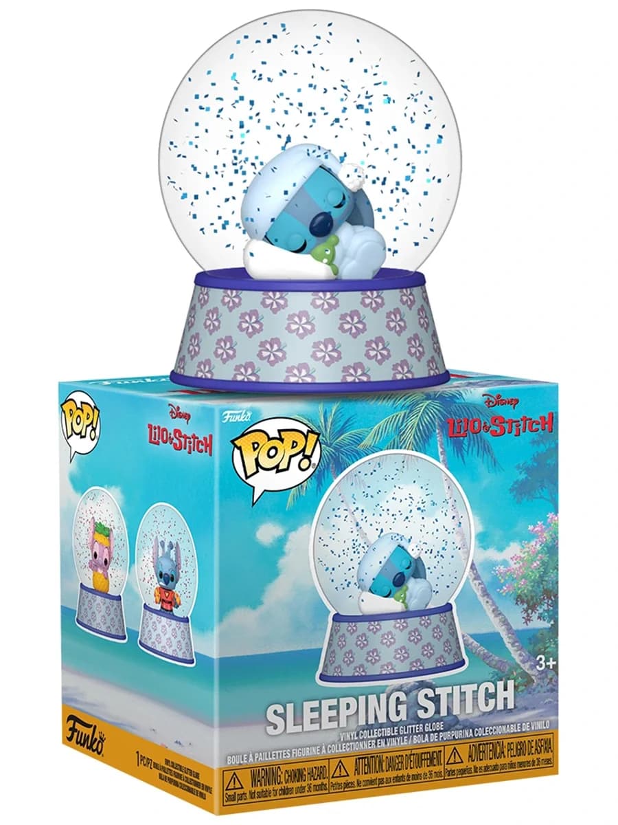Снежный шар Funko Mini Glitter Globes Disney Lilo & Stitch Sleeping Stitch 90670